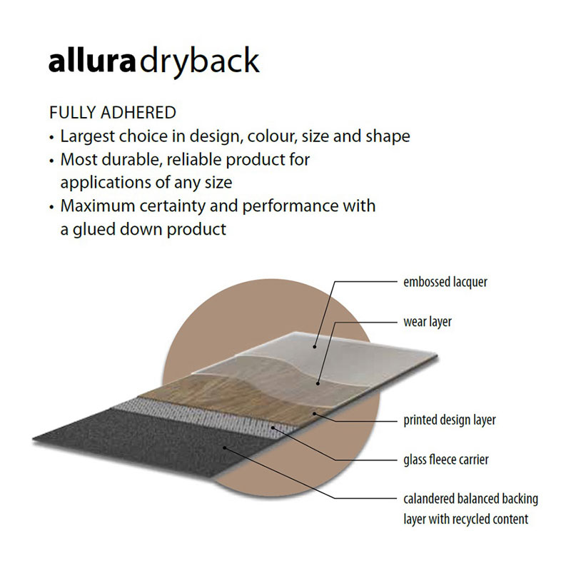 Forbo Allura 55 Dryback Charcoal Concrete