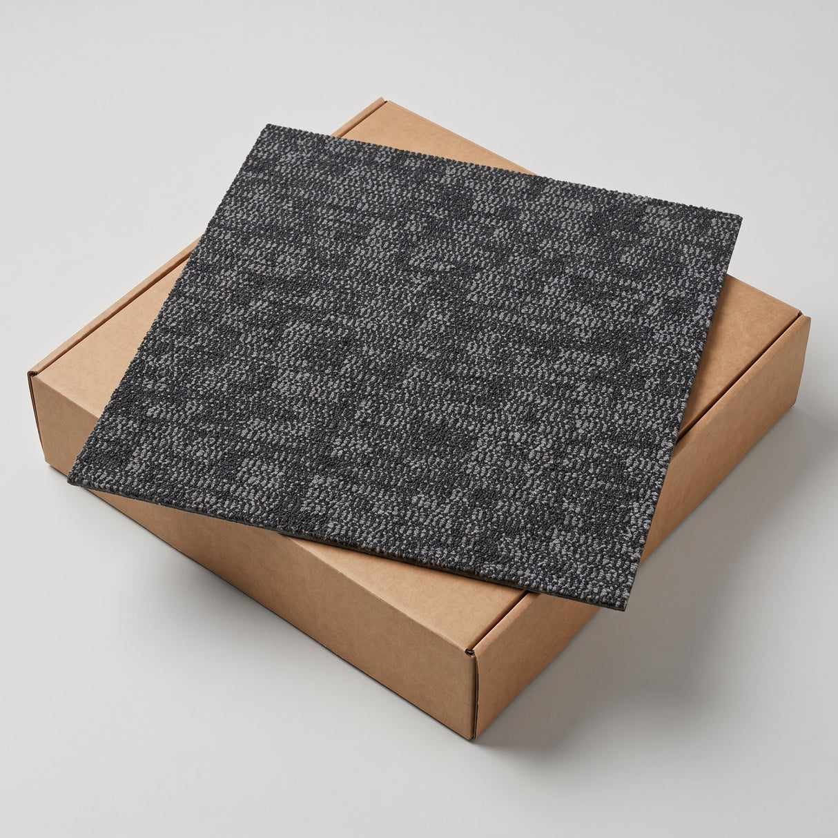 Clearance: Interface Yuton 106 Iron carpet tiles (1 box - 4m2)