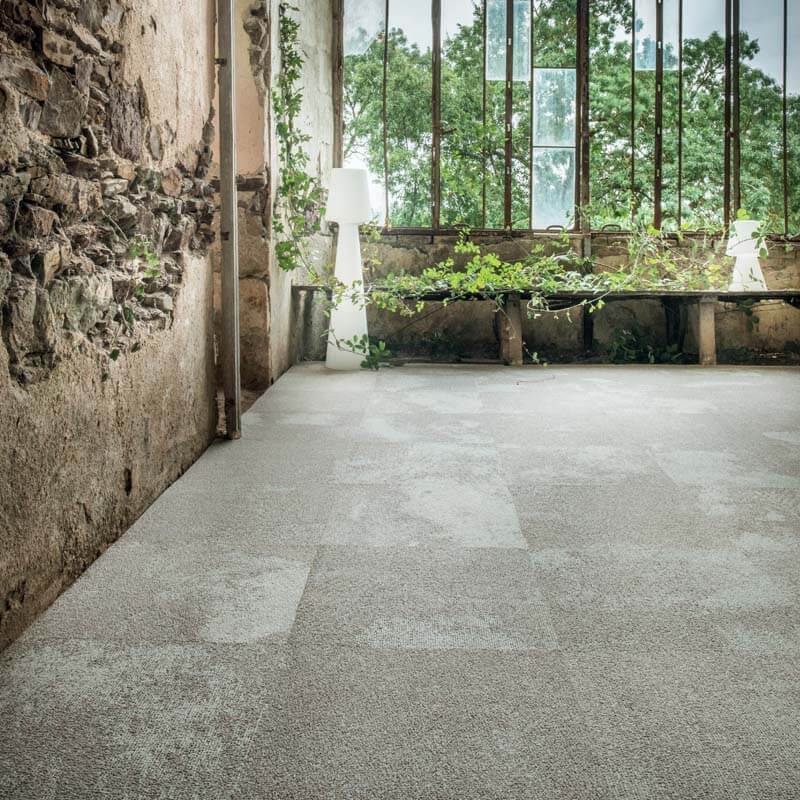 Nouveau Composition Black Carpet Tiles - DCTUK