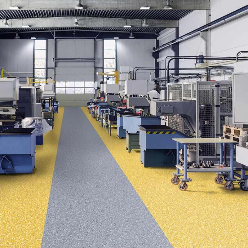 Tarkett iD Tilt HIT Accent Yellow Interlocking Vinyl - DCTUK