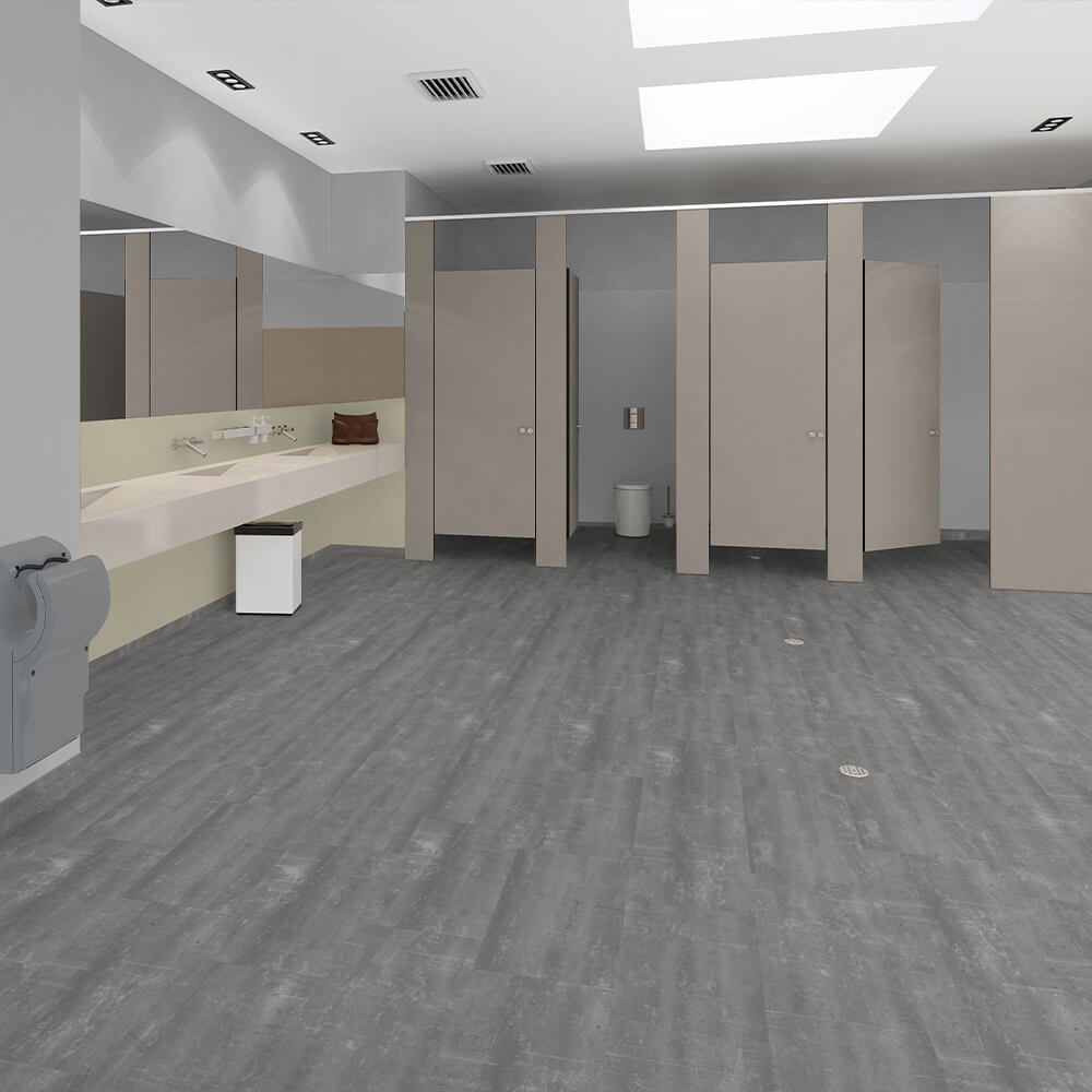 Tarkett Essence 55 Gluedown Scratched Cement Grey 260054010