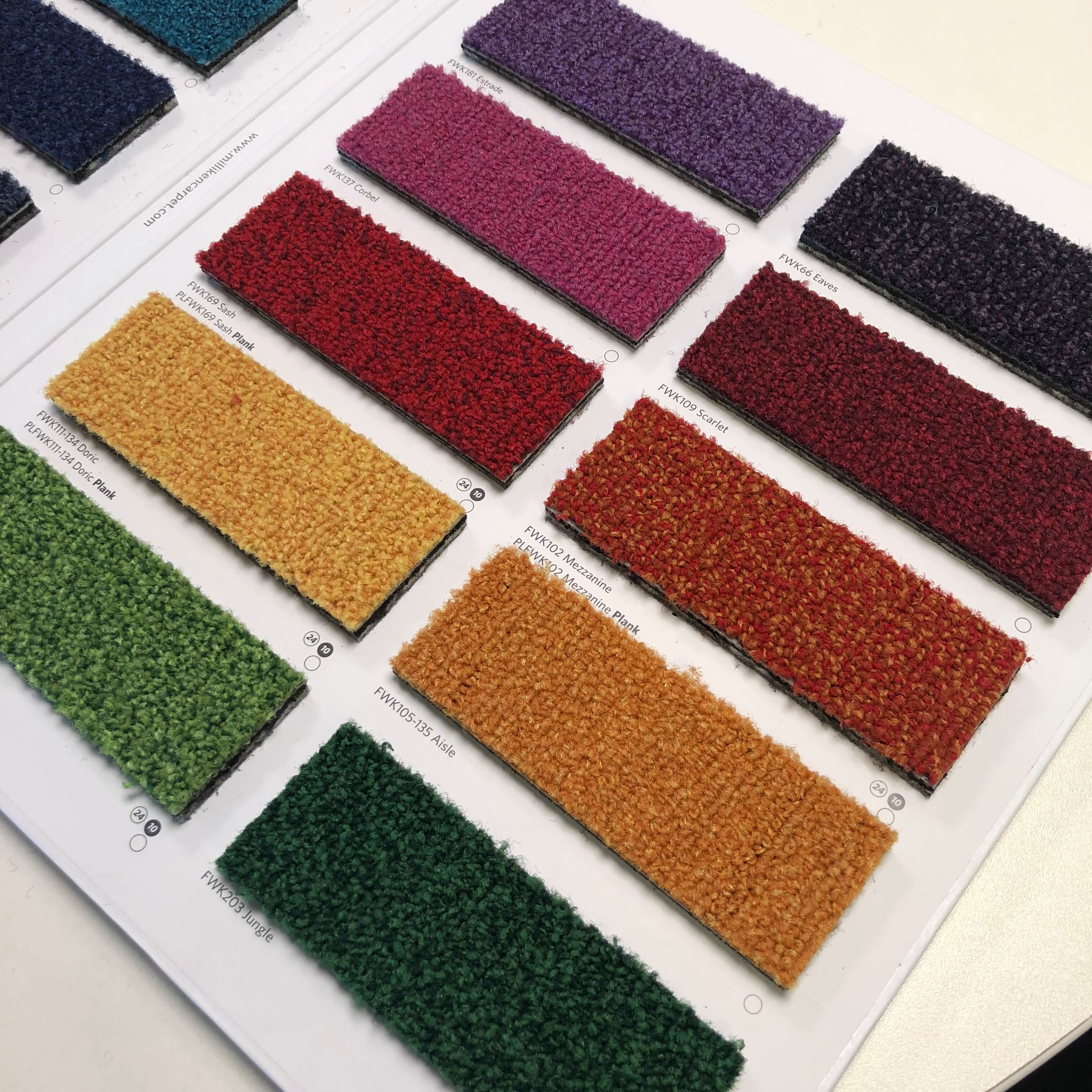 Milliken Formwork 2.0 Apple Carpet Tiles DCTUK