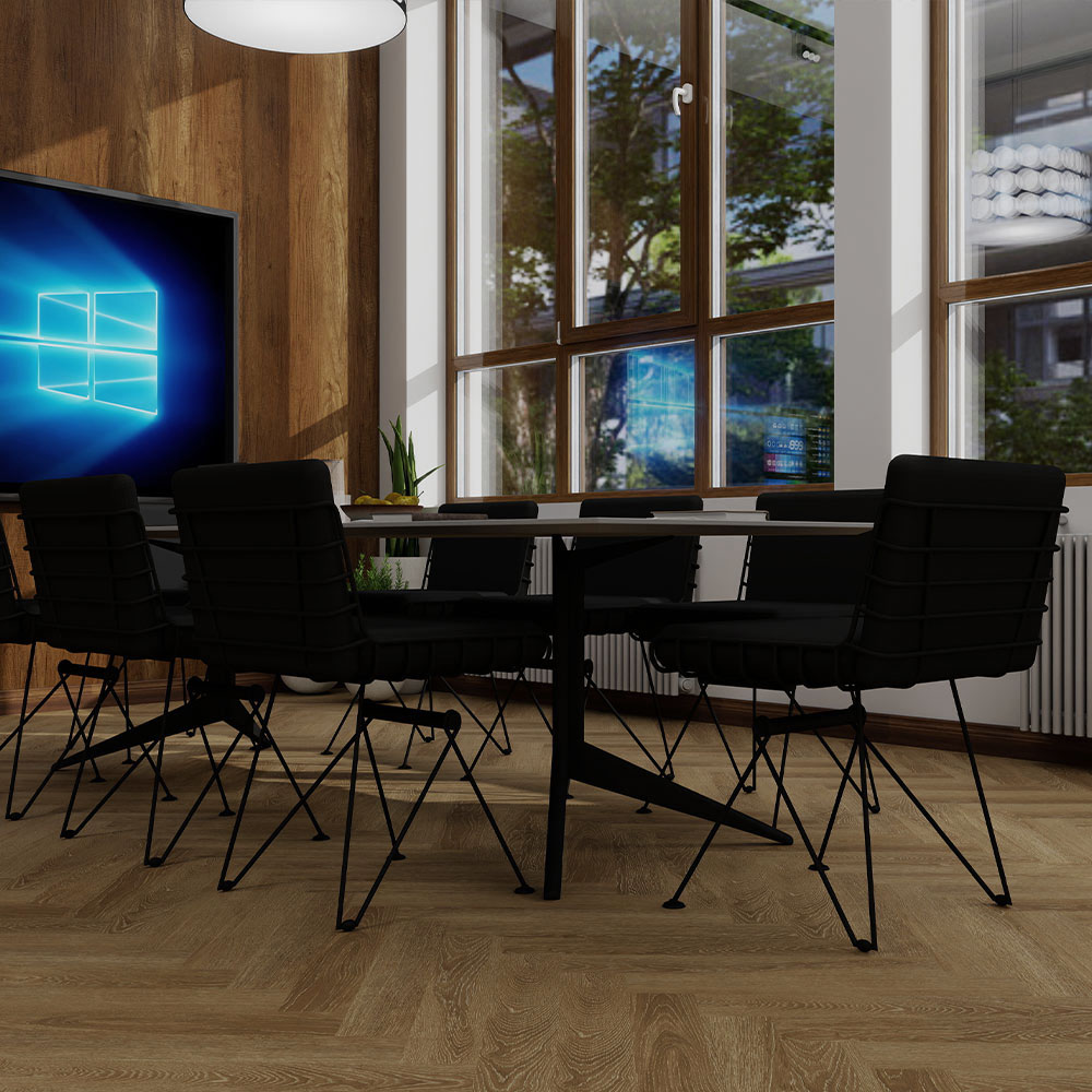 Balsan Elite Gluedown 55 - Jive Honey herringbone