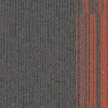Interface Off Line Carpet Planks - Pewter/Mandarin