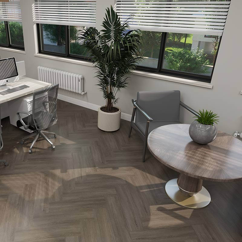 Tarkett Modular T55 Oak Elegant Grey 257053004