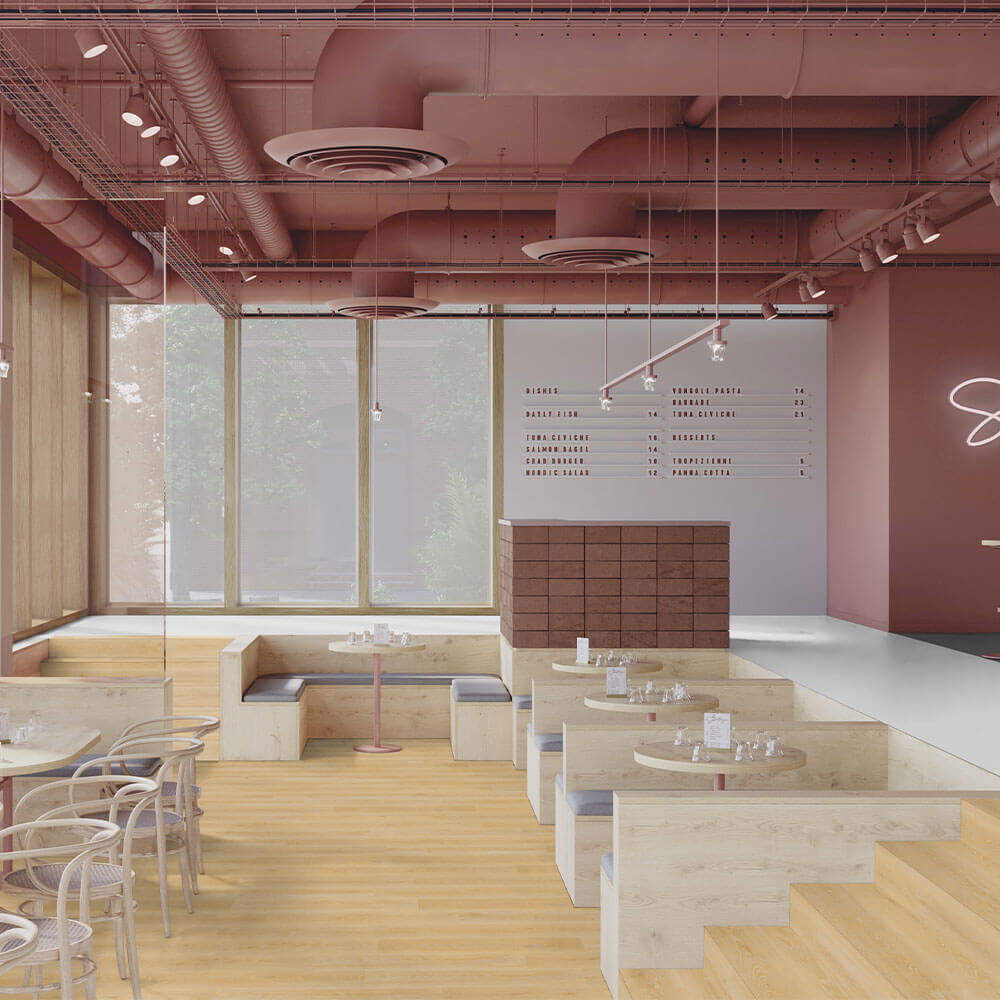 Tarkett Essence 55 Gluedown Tribe Oak Light Natural 260053007