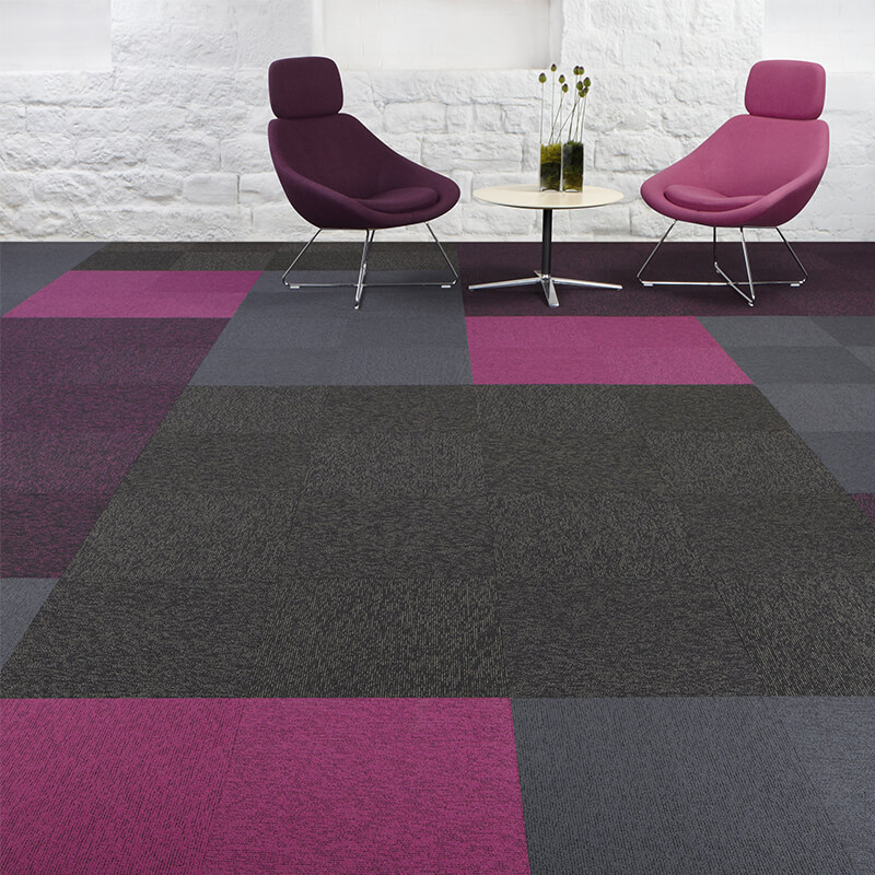Burmatex Up Down Purple Dctuk, Purple Carpet Tiles