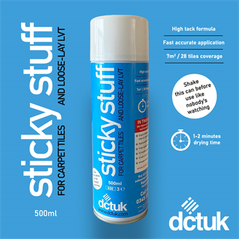 Sticky Stuff Tackifier Carpet Tile Spray Adhesive