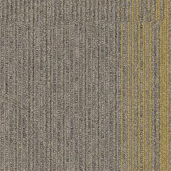 Interface Off Line Carpet Planks - Mushroom/Mustard