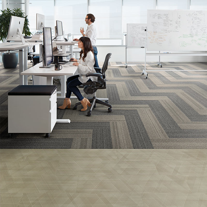 Interface Visual Code Plain Stitch Carpet Planks