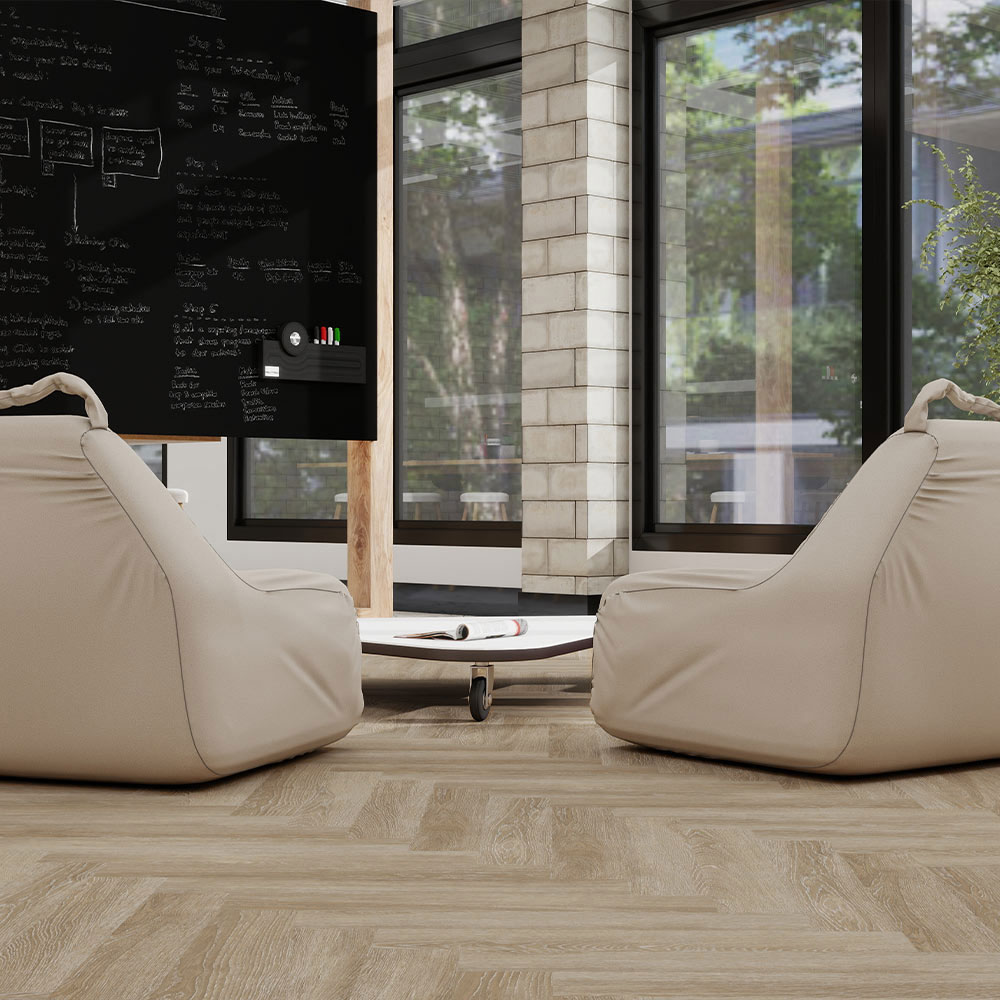 Balsan Elite Gluedown 55 - Jive Natural Herringbone