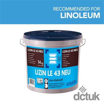 1 pallet (33 tubs) of Uzin LE 43 Linoleum Adhesive (14kg each)
