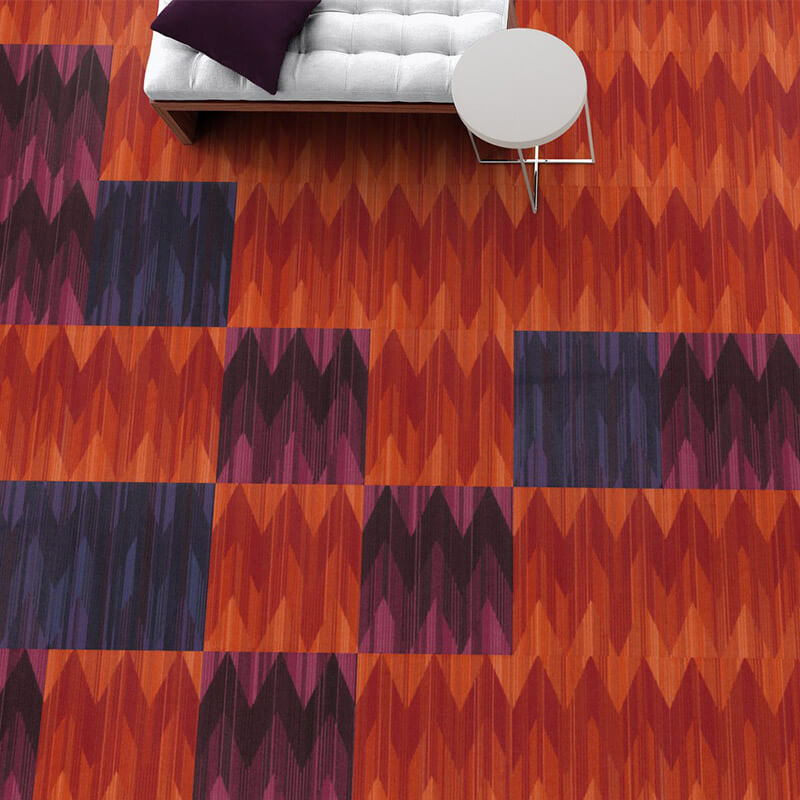 Milliken Fixation Zigzag Carpet Tiles DCTUK