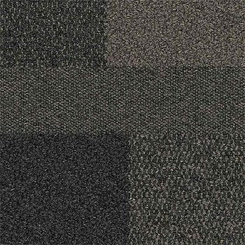 Interface Embodied Beauty - Geisha Gather Carpet Planks - Coal 9551005