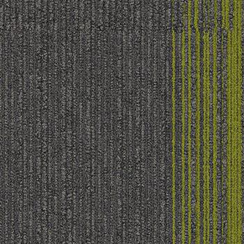 Interface Off Line Carpet Planks - Pepper/Lime