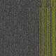 Interface Off Line Carpet Planks Pepper/Lime
