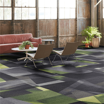 Milliken Edge Lit Carpet Tiles