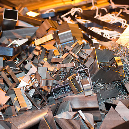 Steel in Elite Furniture factory