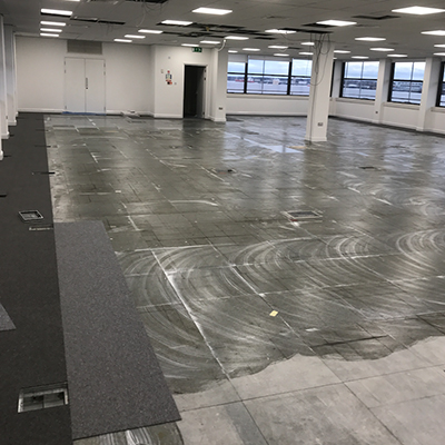 Nouveau Essentials carpet tiles for Eddarbrige Land Developments