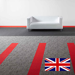 Gradus carpet tiles delivery to Belgium