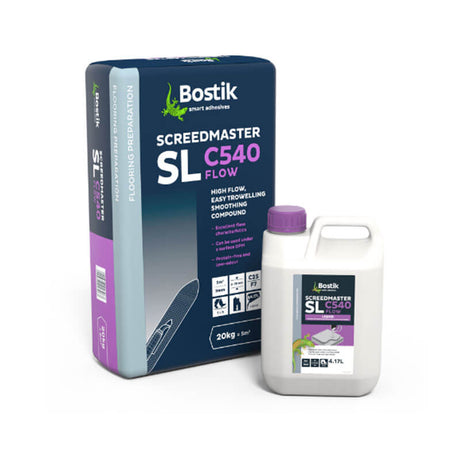 Bostik Screedmaster SL C540 Flow (Bag and Bottle)