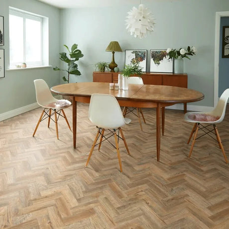 Herringbone flooring