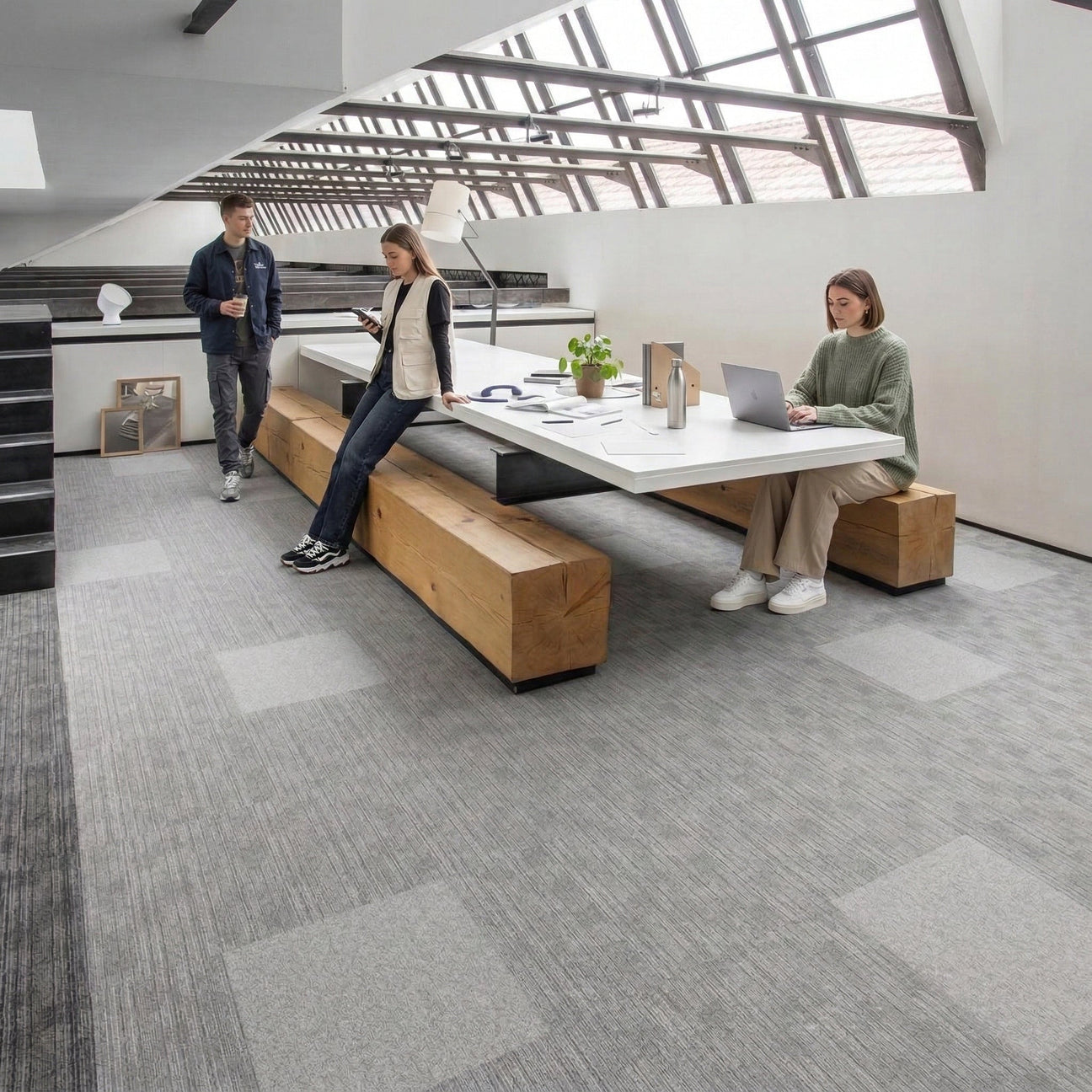 Better than Modulyss - carpet tiles without the wait