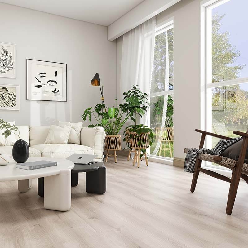 HFLOR New Harmony Cream Oak 7878 LVT