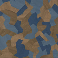 Forbo Modul'up 19dB Graphic & Colour Blue Shaped Wood 98507 Sheet Vinyl