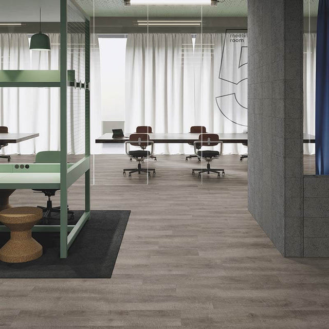 Tarkett Classics 30 Gluedown Antik Oak Dark Grey 24524006 LVT