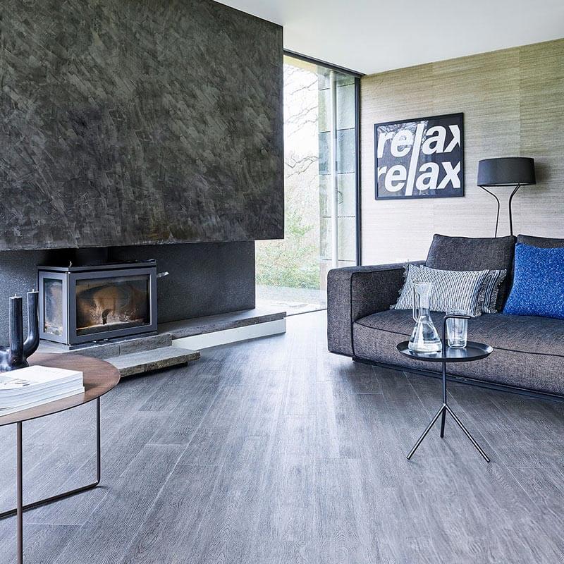 HFLOR Decotile 30 Gluedown Grey Oak 1266 LVT