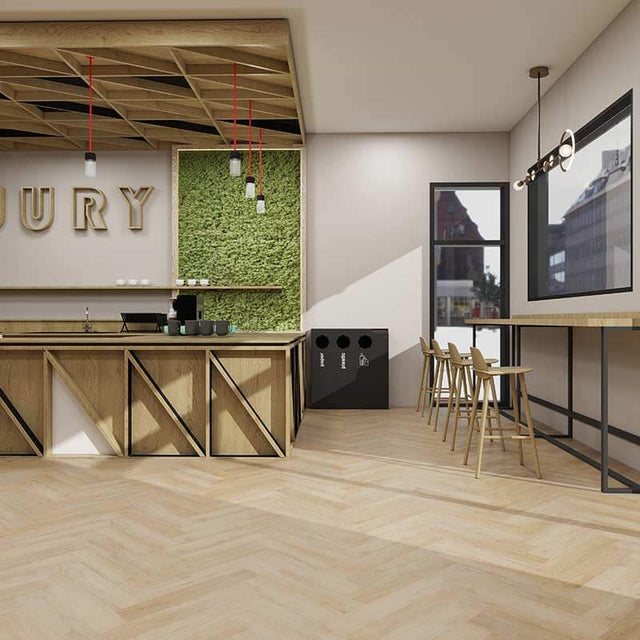 BerryAlloc Zenn 55 Gluedown Herringbone Faro 60002269 LVT