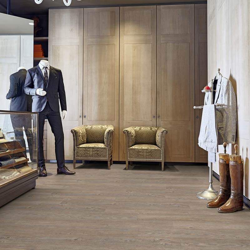 Tarkett Classics 55 Gluedown Brushed Pine Brown 24513004 LVT