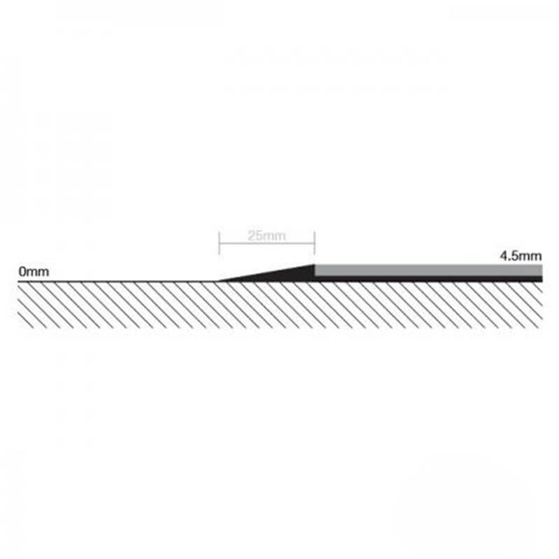 Quantum QT450/25 Flexible PVC Bevel Transition Strip