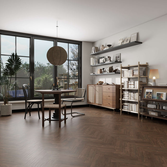 HFLOR New Harmony Tranquillity Gluedown Sienna Timber 7872 LVT