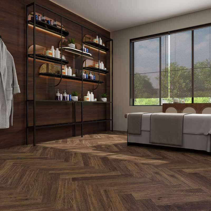 BerryAlloc Zenn 55 Gluedown Herringbone Palermo 60002266 LVT