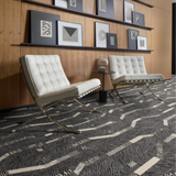 Interface Dressed Lines Accent Hour Carpet Planks