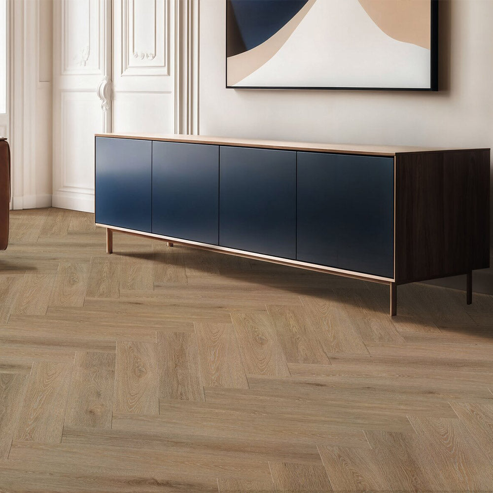 Gerflor Creation 55 Gluedown Herringbone Aquinoah Nature 1707
