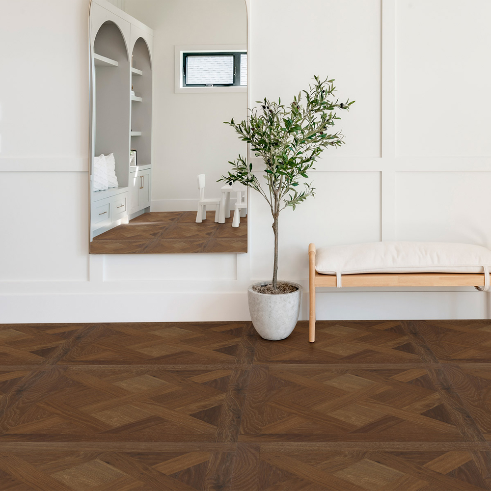 Luvanto Premium Click Plus Basketweave Autumn Oak
