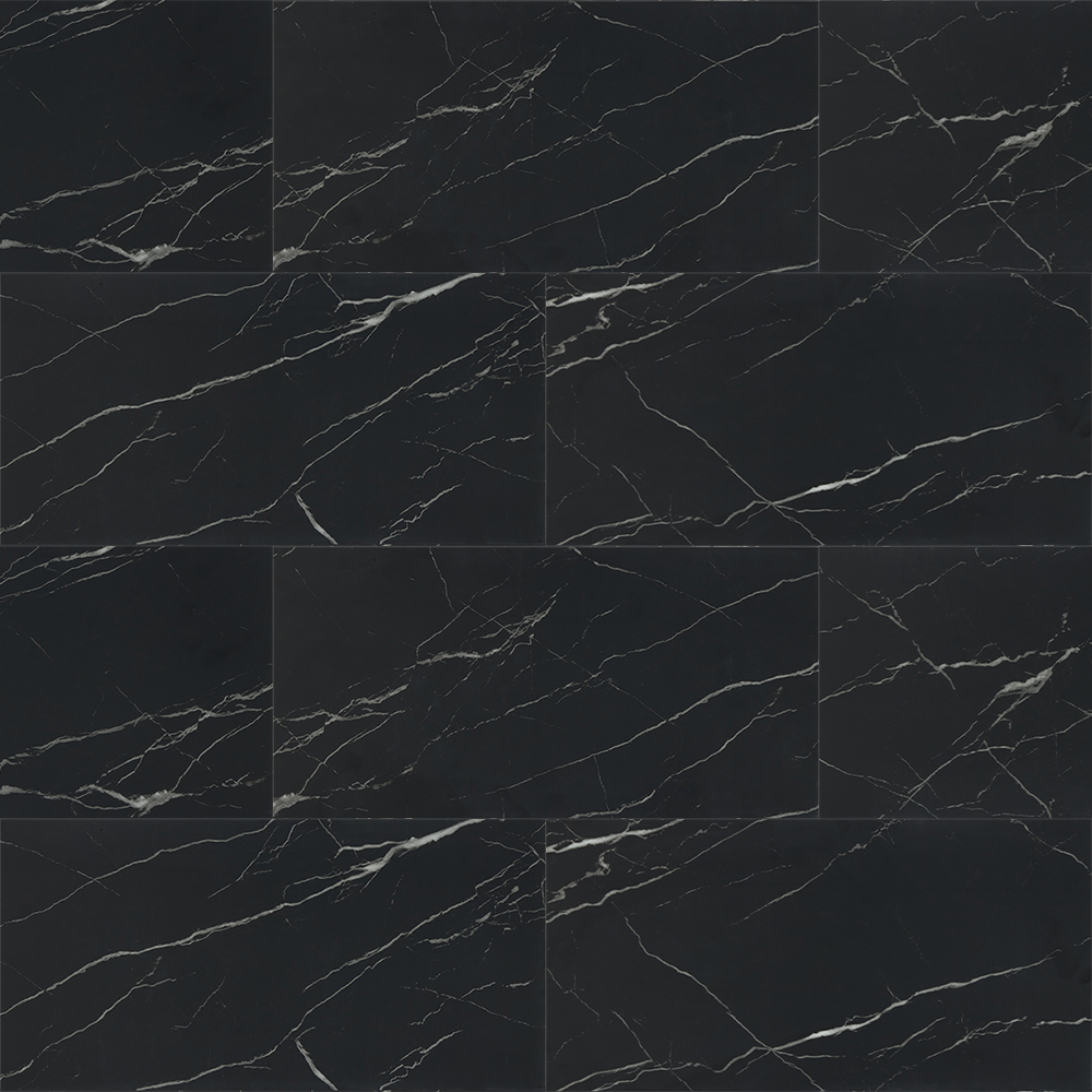 Luvanto Premium Design Click Plus Black Marble Tile