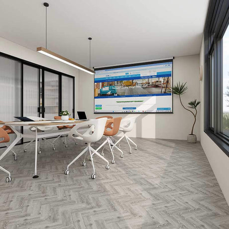 Tarkett Classic 55 Gluedown Scandinavian Oak Dark Grey - Parquet 24520015 LVT