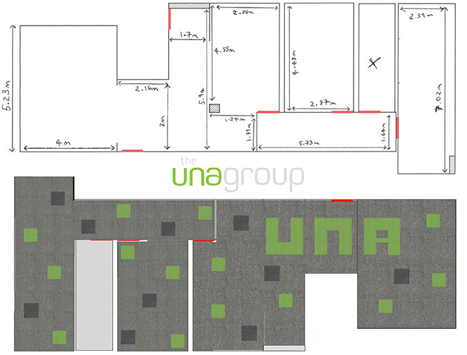 Design visual for The Una Group offices
