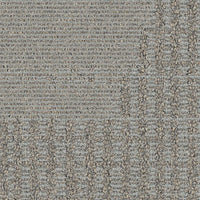 Interface Etched & Threaded E612 Carpet Planks Fog 600S004 Carpet Planks
