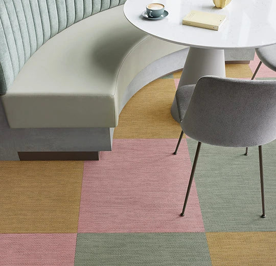 Forbo Allura Decibel 0.8 - Raspberry Twill 50x50cm 9566AD8