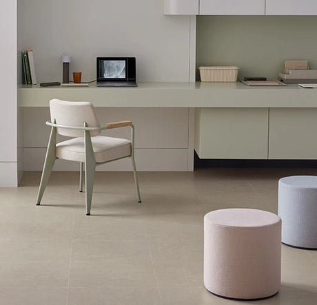 Forbo Allura Decibel 0.8 - Sabbia Perlino 50x50cm 9103AD8