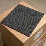 Clearance: Interface Look both ways- step it up - coal- carpet tiles (1 box - 4m2)