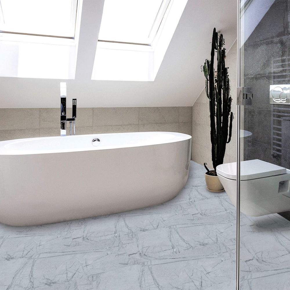 Luvanto Premium Design Click Plus Glacier Grey Tile