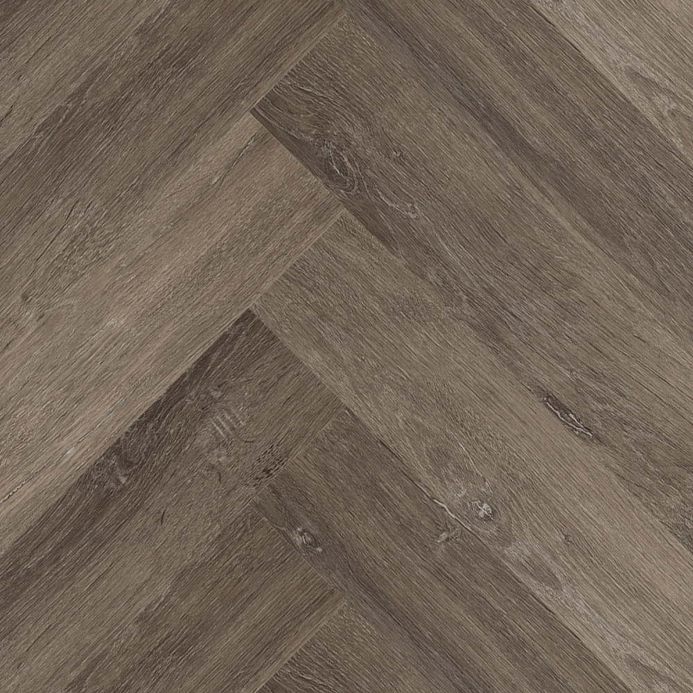 Luvanto Contemporary Design Gluedown Herringbone Habour Oak