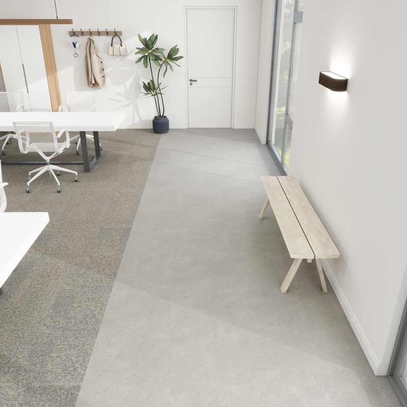 Interface Textured Stones Light Concrete A00308