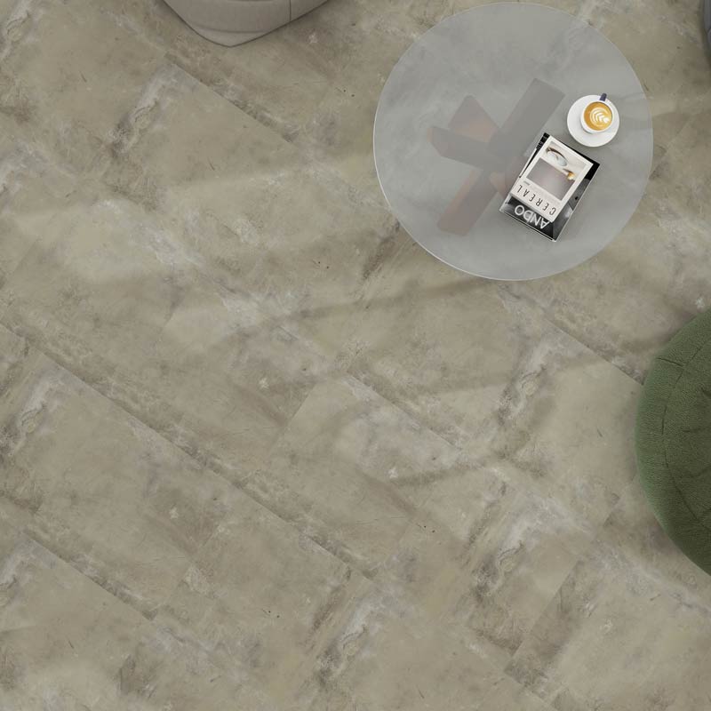 Interface Textured Stones Warm Polished Cement A00303